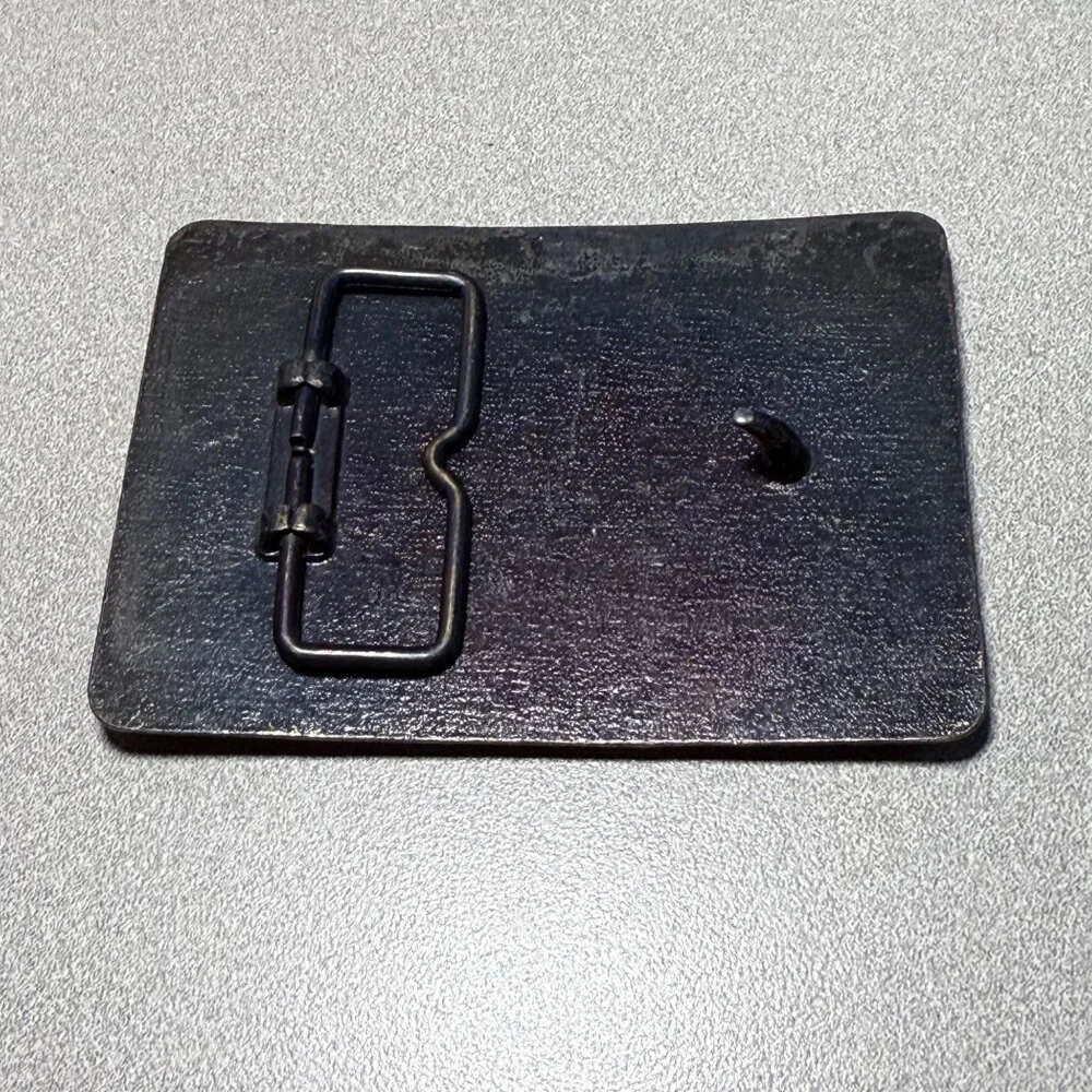 Vintage Jeffrey Dresser Brass Belt Buckle Coal Mining Mine - Picture 2 of 3
